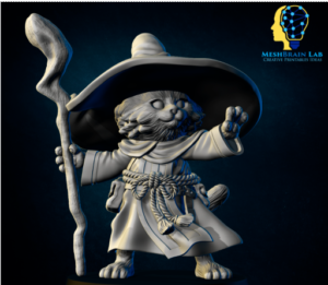 Catfolk Wizzard With Big Hat
