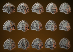 Heavy Armor Flame Lizards Shoulders (bits)
